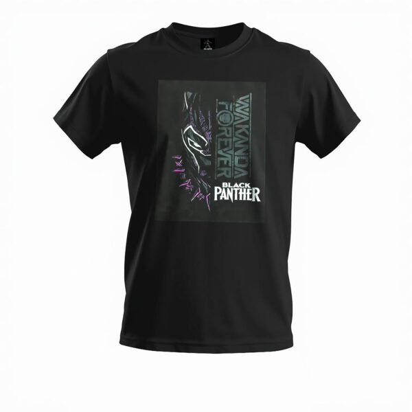 Black Cotton T-Shirt