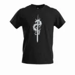 Black Cotton T-Shirt - Image 5
