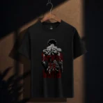 Shadow Build Premium Black T-Shirt - Image 3