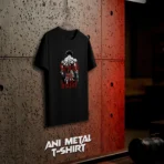 Shadow Build Premium Black T-Shirt - Image 2