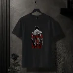 Shadow Build Premium Black T-Shirt - Image 5