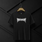 "ARUSBAWAH" Typography Black T-Shirt - Image 5