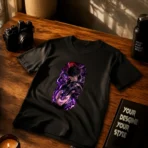 Shadow Monarch Premium Black T-Shirt - Image 4