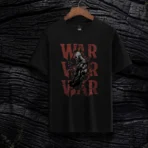 God of War Kratos "WAR" Graphic Black T-Shirt - Image 4