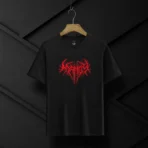 Infernal Mark Premium Black T-Shirt - Image 4