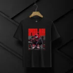 Spider-Man Miles Morales Graphic Black T-Shirt - Image 5
