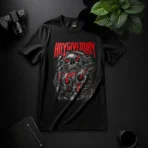 Any Given Day - Skull Graphic Metal T-Shirt (Black) - Image 4