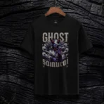 Ghost Samurai Premium Black T-Shirt - Image 4