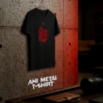 Red Typography Premium Black T-Shirt - Image 5