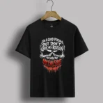 "My Evil Side" Heavyweight Black Tee - Image 5