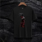 Shadow Saiyan Premium Black T-Shirt - Image 3