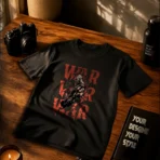 God of War Kratos "WAR" Graphic Black T-Shirt - Image 3