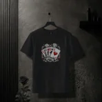 Lucky Hand Premium Black T-Shirt - Image 3