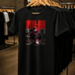 Spider-Man Miles Morales Graphic Black T-Shirt - Image 3