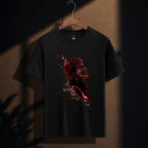 Cursed King Premium Black T-Shirt - Image 3
