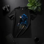 Shadow Commander Premium Black T-Shirt - Image 2
