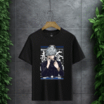 Infinity Gaze Premium Black T-Shirt - Image 2