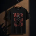God of War Kratos "WAR" Graphic Black T-Shirt - Image 2
