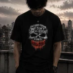 "My Evil Side" Heavyweight Black Tee - Image 2