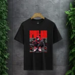 Spider-Man Miles Morales Graphic Black T-Shirt - Image 2
