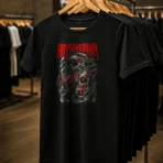 Any Given Day - Skull Graphic Metal T-Shirt (Black) - Image 2