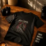 Grim Reaper Premium Black T-shirt - Image 2