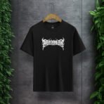 "ARUSBAWAH" Typography Black T-Shirt - Image 2