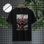 Spider-Man "Miles Morales" Cyber-Streetwear Black T-Shirt