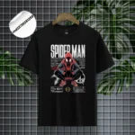 Spider-Man "Miles Morales" Cyber-Streetwear Black T-Shirt