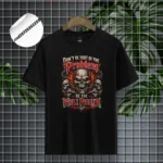 Be The Whole Problem" Evil Skull Metal T-Shirt (Black)