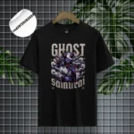 Ghost Samurai Premium Black T-Shirt