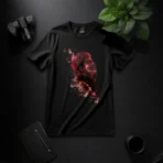 Cursed King Premium Black T-Shirt - Image 5