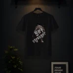 Lone Fighter Premium Black T-Shirt - Image 2