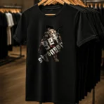 Lone Fighter Premium Black T-Shirt - Image 3