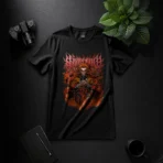 Blazing Spirit Premium Black T-Shirt - Image 4