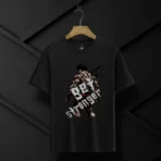 Lone Fighter Premium Black T-Shirt - Image 5