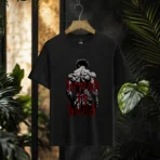 Shadow Build Premium Black T-Shirt - Image 4