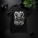 Dark Metal Skull Graphic T-Shirt - "Grave Resonance" Edition - Image 5