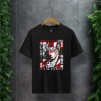 Anime Warrior Samurai Graphic T-Shirt - "Anime Is An Identity" Edition - Image 2