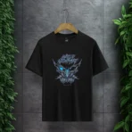 ANGELIC NIGHTMARE Premium Black T-Shirt - Image 2